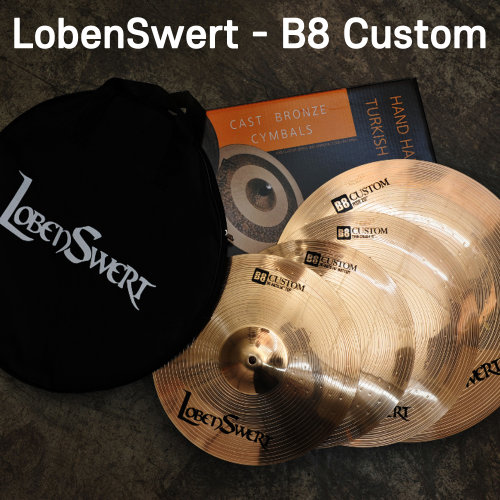 LobenSwert - B8 CUSTOM cymbal set 로벤스워트 B8 심벌세트 (14H,16C,20R) 중급심벌